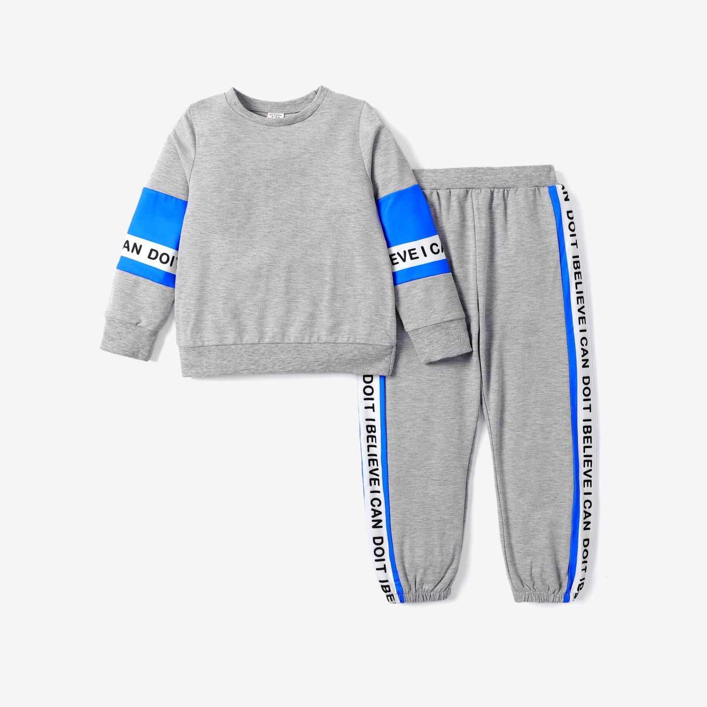 

2pcs Kid Boy Fashionable Sporty Set