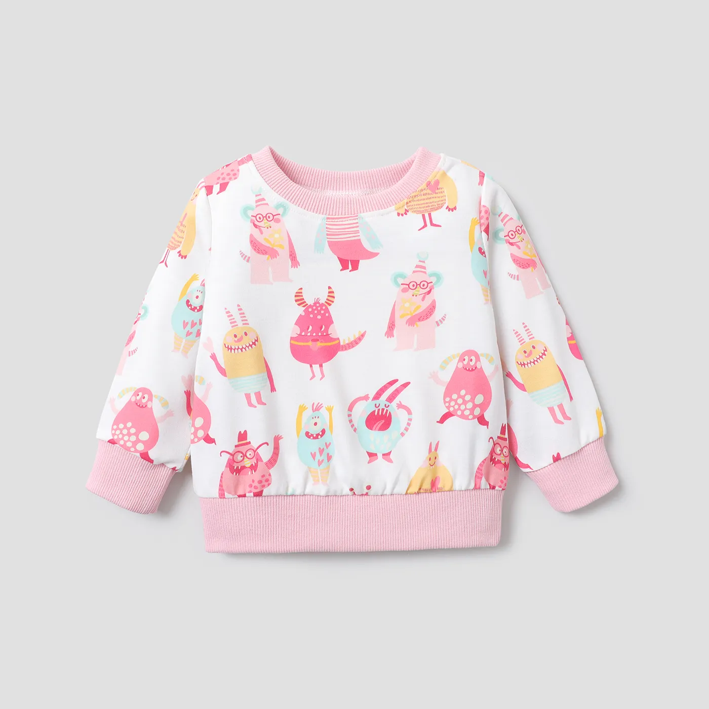 Bebé Menina Infantil Manga comprida Sweatshirt  big image 1