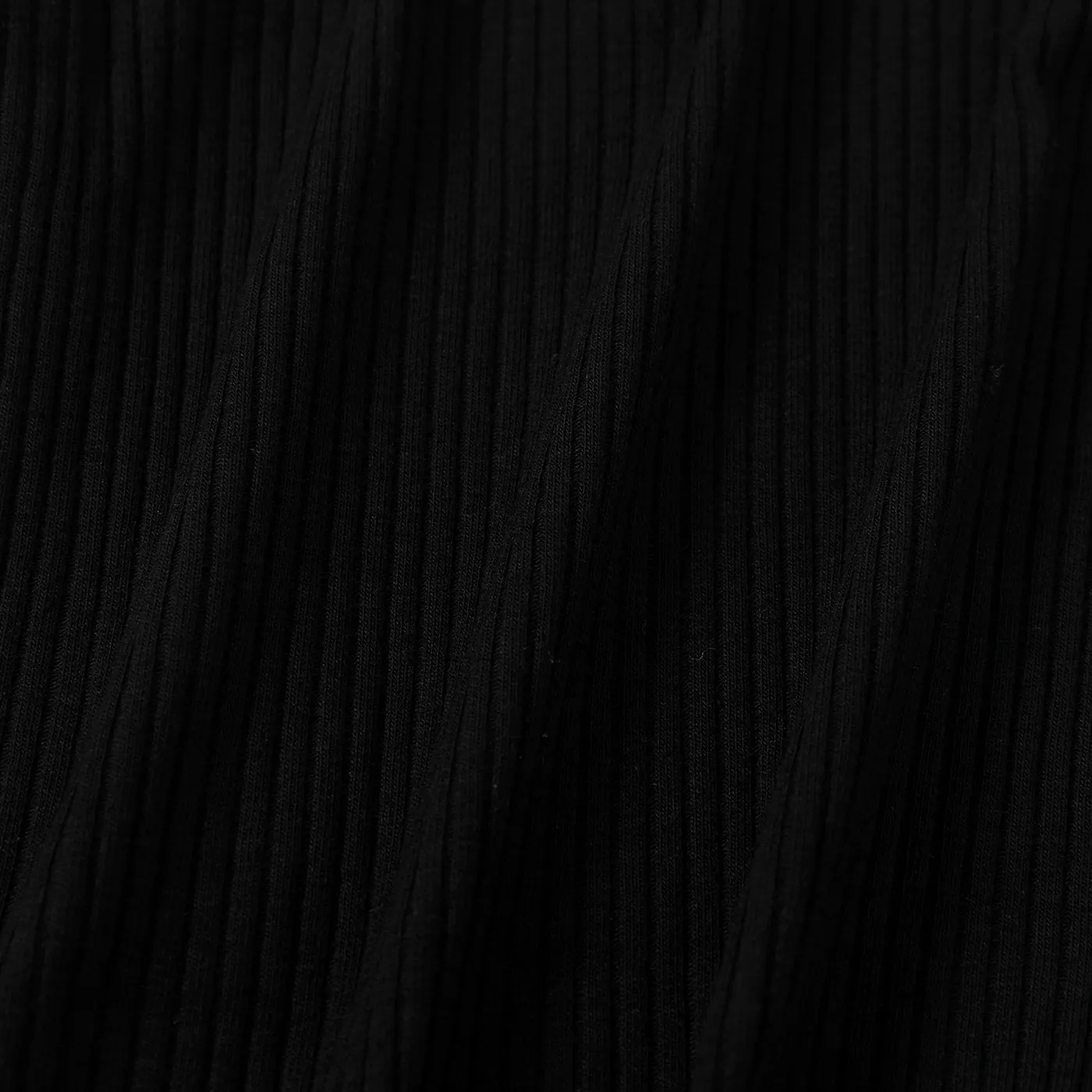3 unidades Bebé Menina Casual Manga comprida Conjunto para bebé Preto image 5