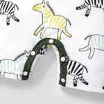 2-pack Baby Boy Zebra Print Short-sleeve Romper Set  image 4