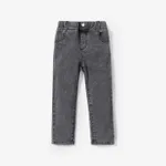 Toddler Boy Casual Elasticized Denim Jeans Black