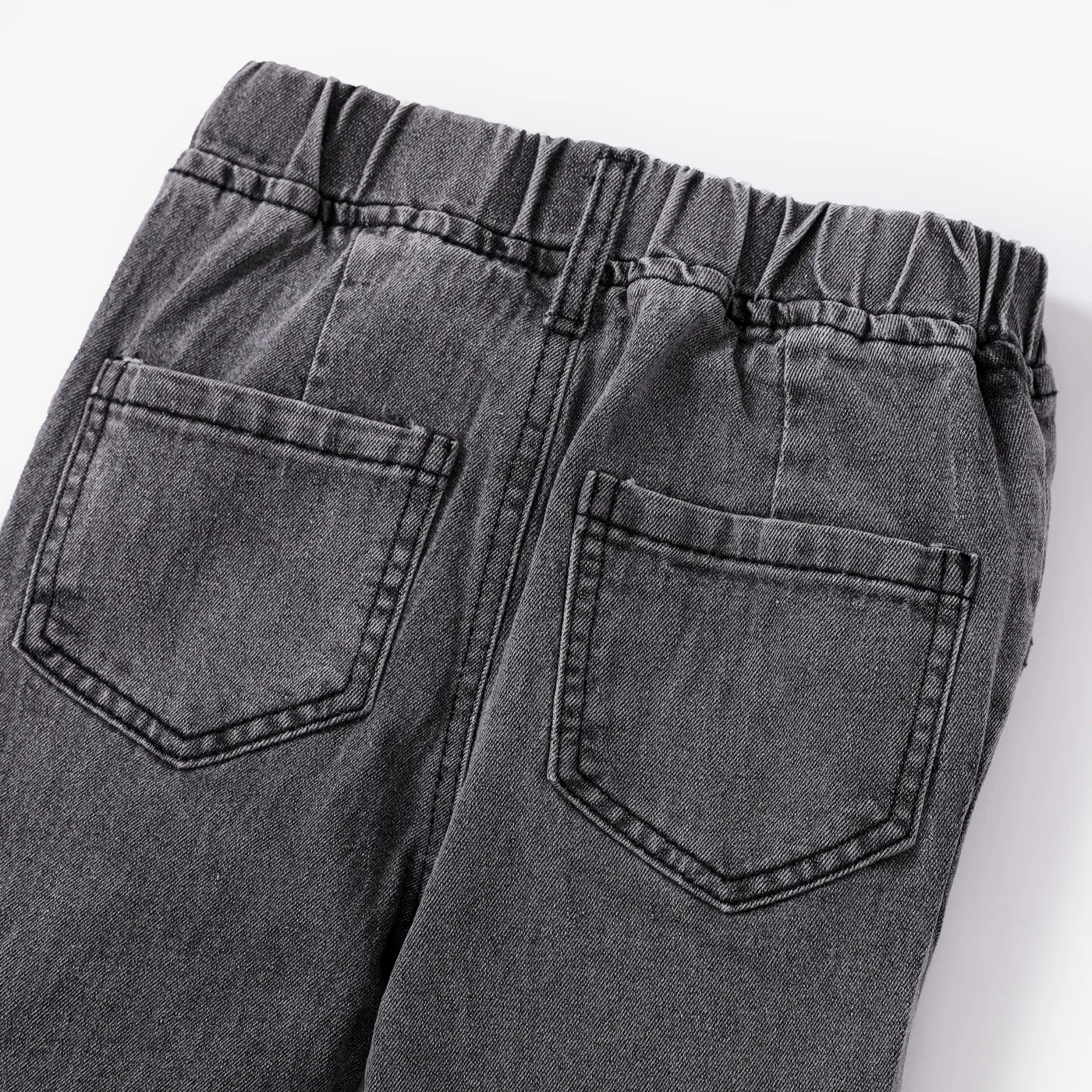 Toddler Boy Casual Elasticized Denim Jeans  image 4