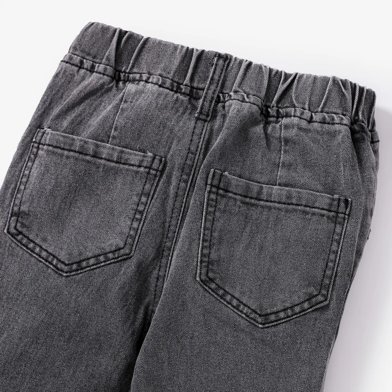 Enfant en bas âge Unisexe Décontracté Jeans Noir big image 1