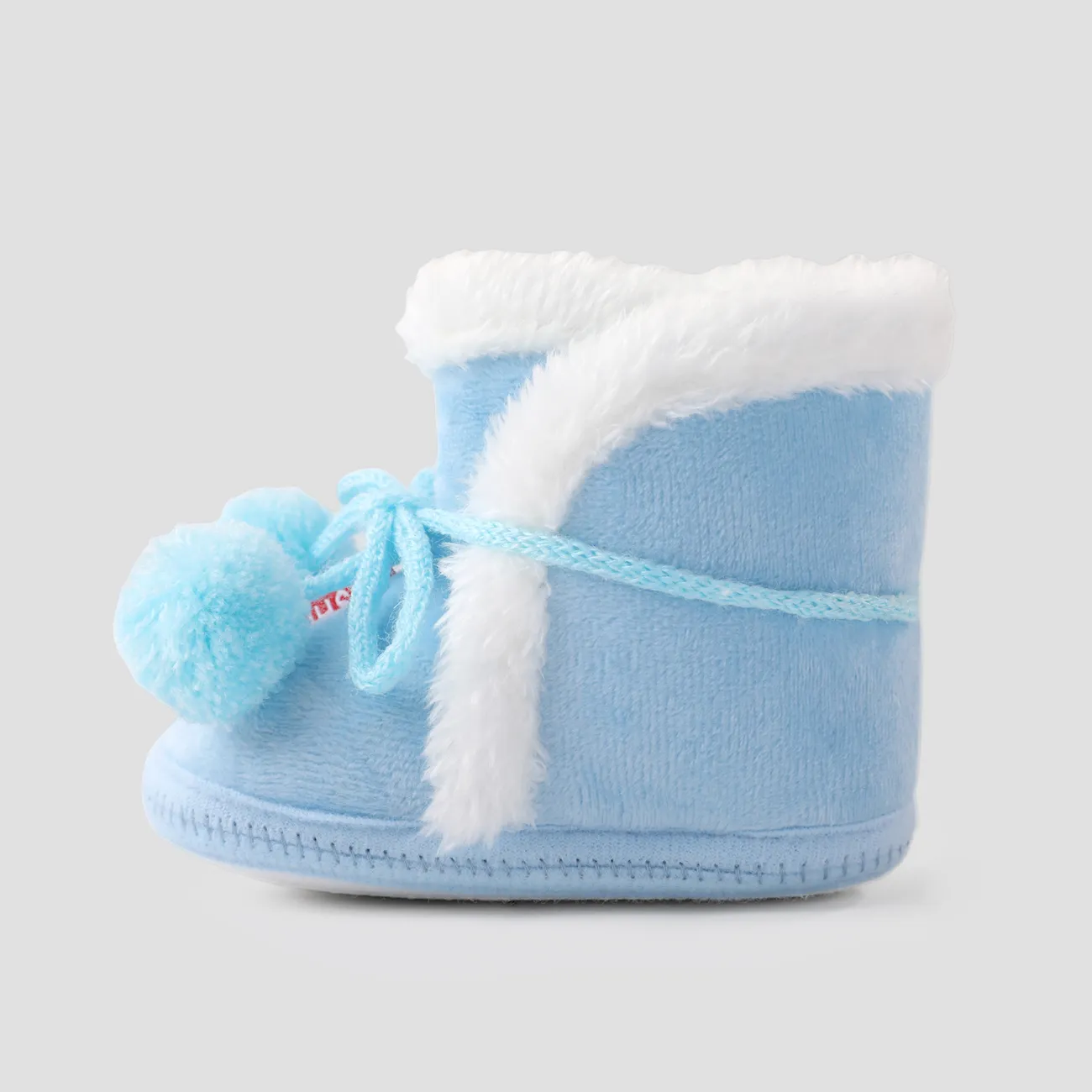 Bebé Chica Navidad Informal Color liso Calzado de bebé Azul Claro big image 1