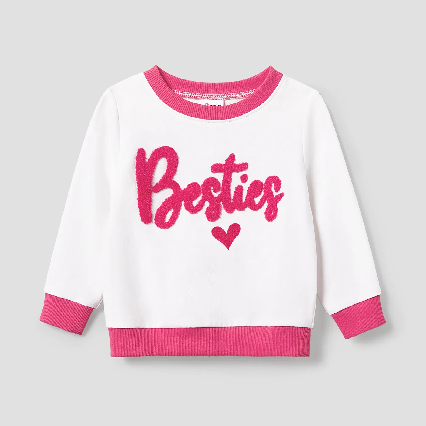 Christmas Mommy and Me Letters Print Cotton Long Sleeve Tops  big image 1