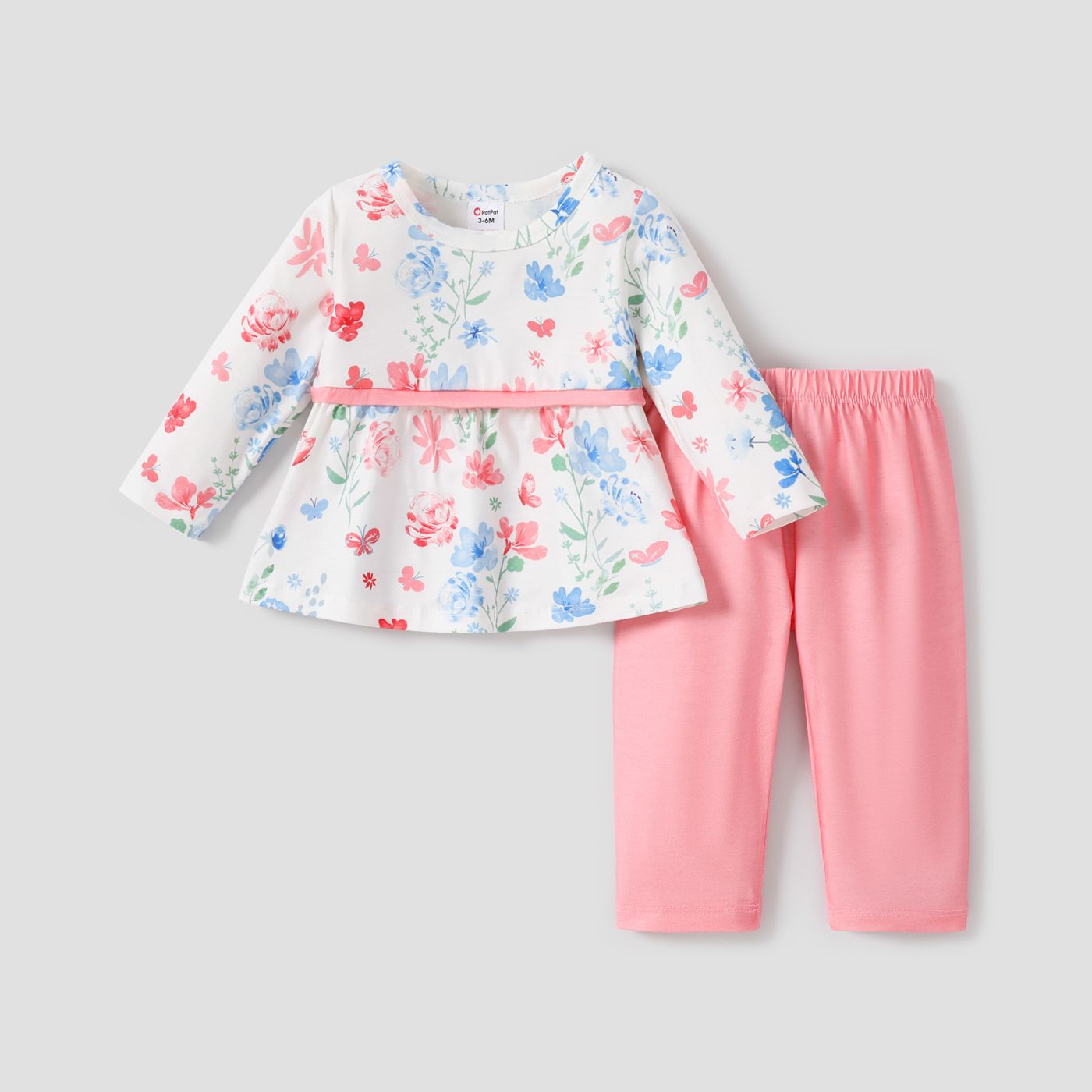 2PCS Baby Girl Pretty Design Casual Pajama Set