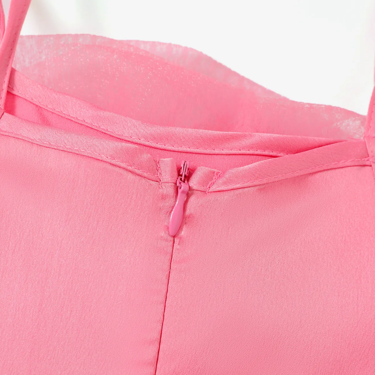 小童 女 立體造型 甜美 連衣裙 粉色 big image 1