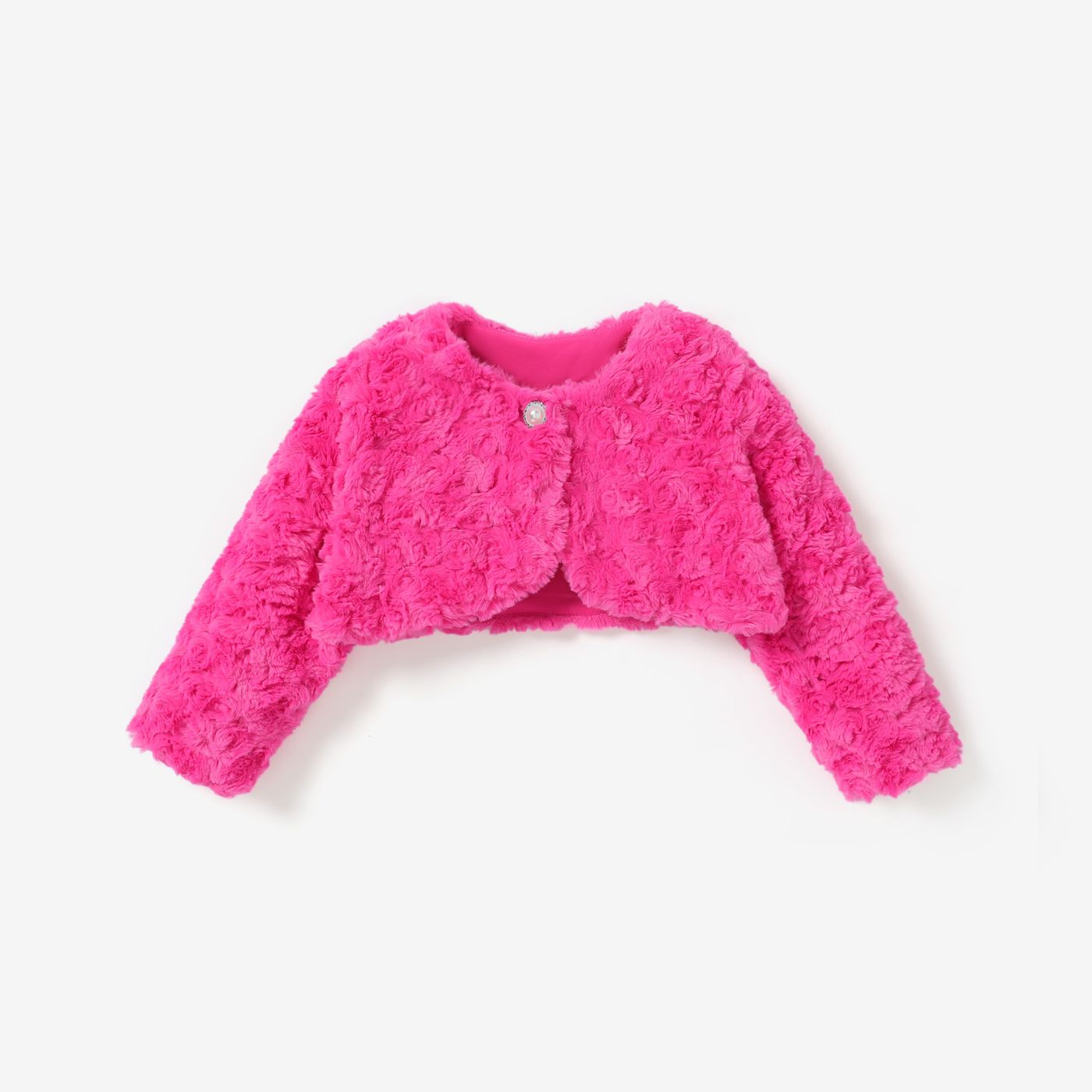 Toddler Girl Sweet Asymmetrical Hemline Coat