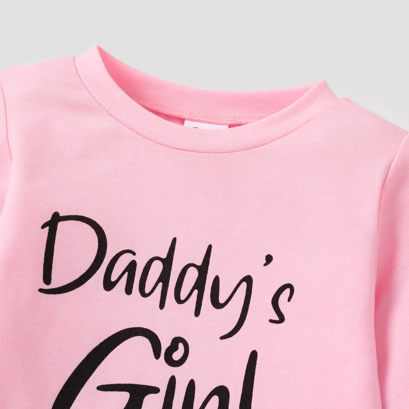 2 Stück Kleinkinder Mädchen Basics Leopardenmuster Sweatshirt-Sets rosa big image 1