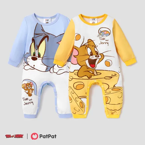 Tom and Jerry Baby Boy/Girl Cute Pattern Print Jumpsuit 