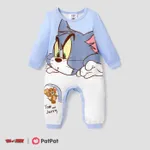 Tom and Jerry Baby Boy/Girl Cute Pattern Print Jumpsuit  Blue