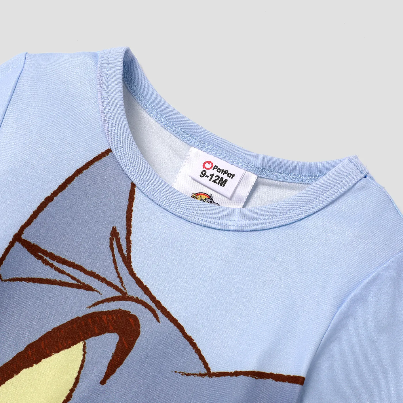 Tom and Jerry Baby Boy/Girl Cute Pattern Print Jumpsuit  Blue image 4