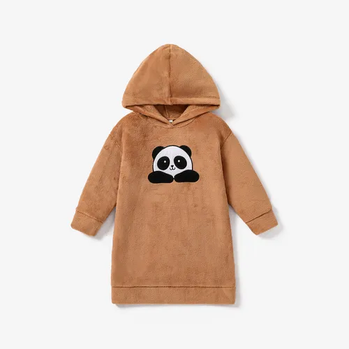 Niño pequeño Chica Con capucha Infantil Panda Pijamas