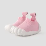 Toddlers and Kids Unique Toe Cap Design Breathable Casual Shoes Pink