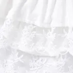 2pcs Baby Girl Sweet Lace Bowknot Long Sleeve Set White image 5