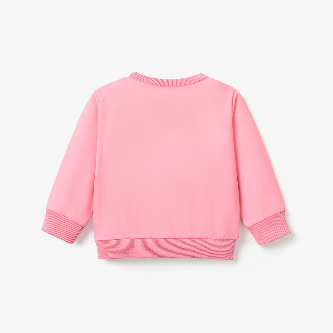Baby Girl Unicorn Print Long-sleeve Pullover Sweatshirt  image 2
