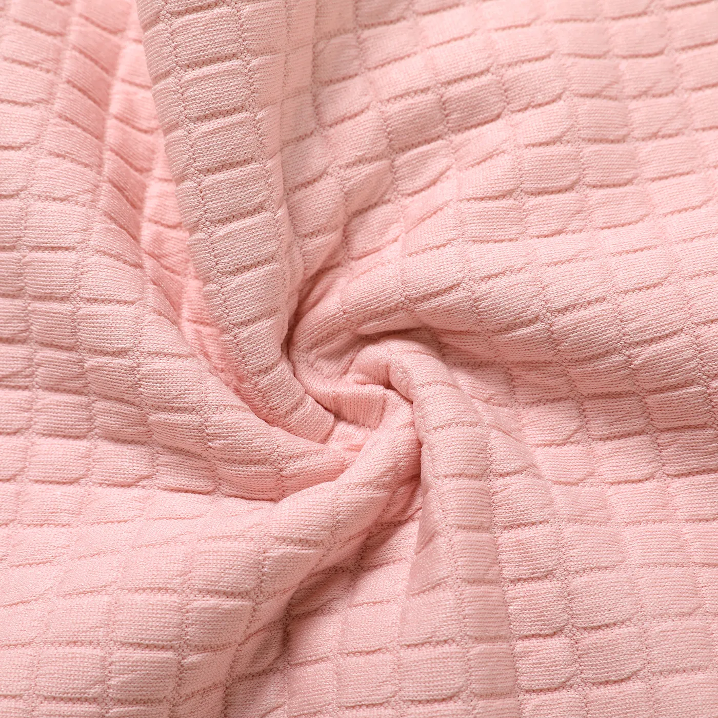 Baby Girl Rainbow Detail Pink Textured Overalls  image 5