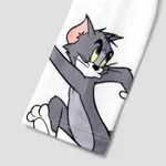 Tom and Jerry قطعة واحدة مواليد رجالي كم طويل زر شخصيات  image 2
