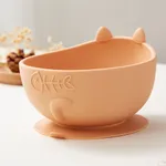 Cute Cartoon Cat Baby Bowl with Suction Cup  image 3