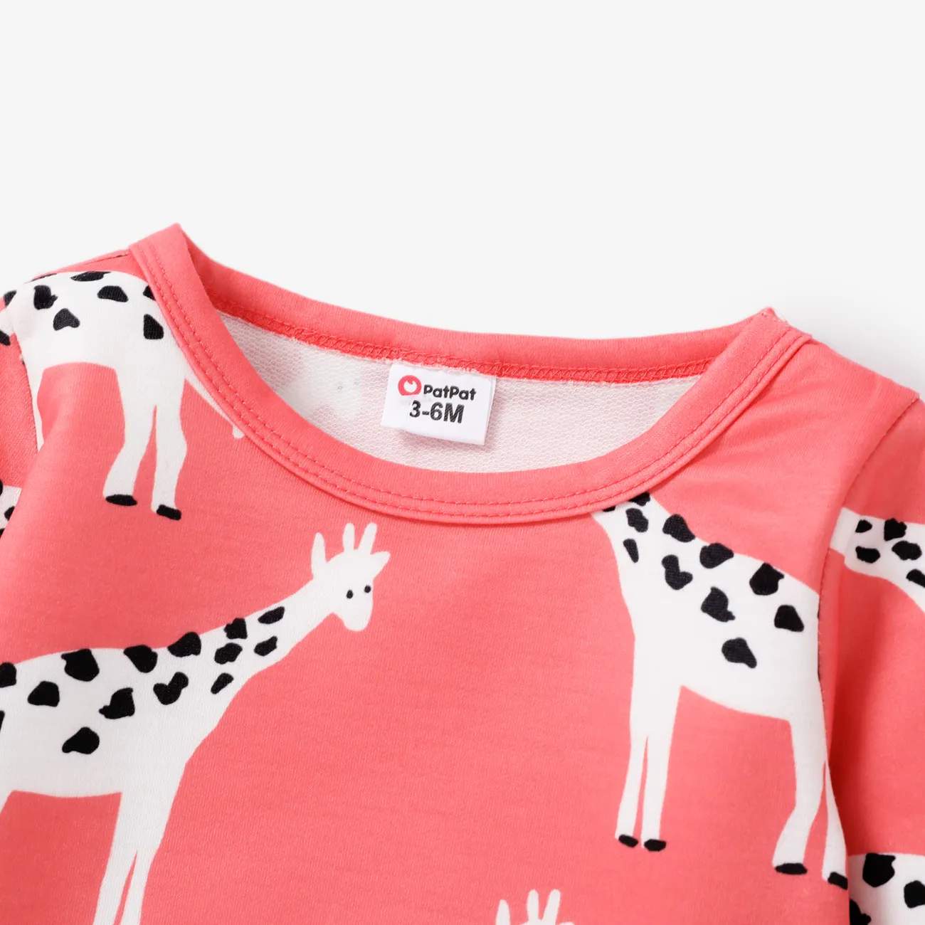 Baby Mädchen Zebrastreifen Lässig Sweatshirts rosa big image 1