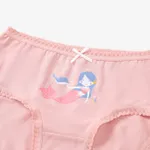 4pcs Kid Girl 3D Hyper-Tactile Cotton Cute Animal Print Underwear Set  image 4