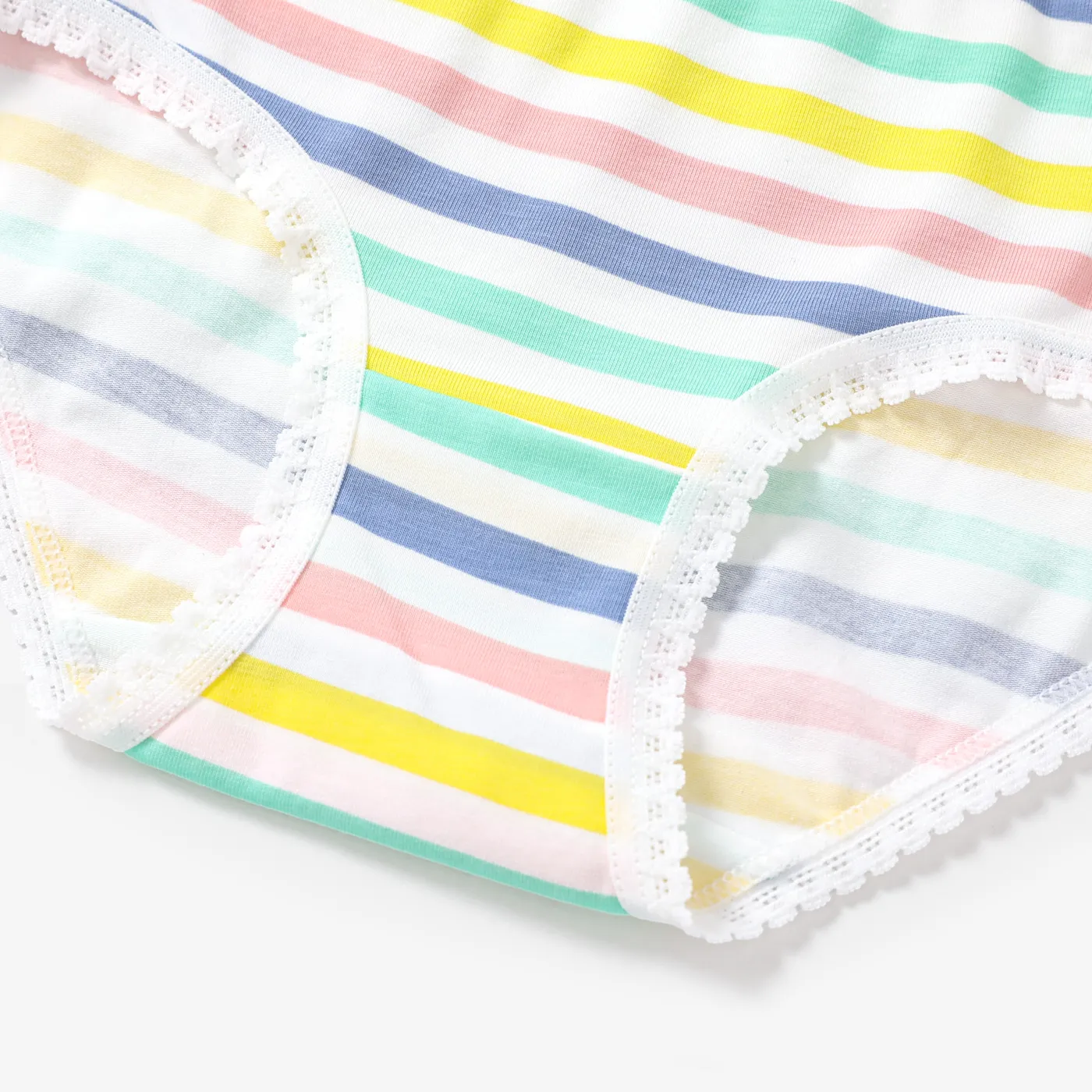 4pcs Kid Girl 3D Hyper-Tactile Cotton Cute Animal Print Underwear Set Multi-color image 6