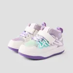 Toddler & Kids Wing Pattern Gradient Velcro Casual Shoes Purple