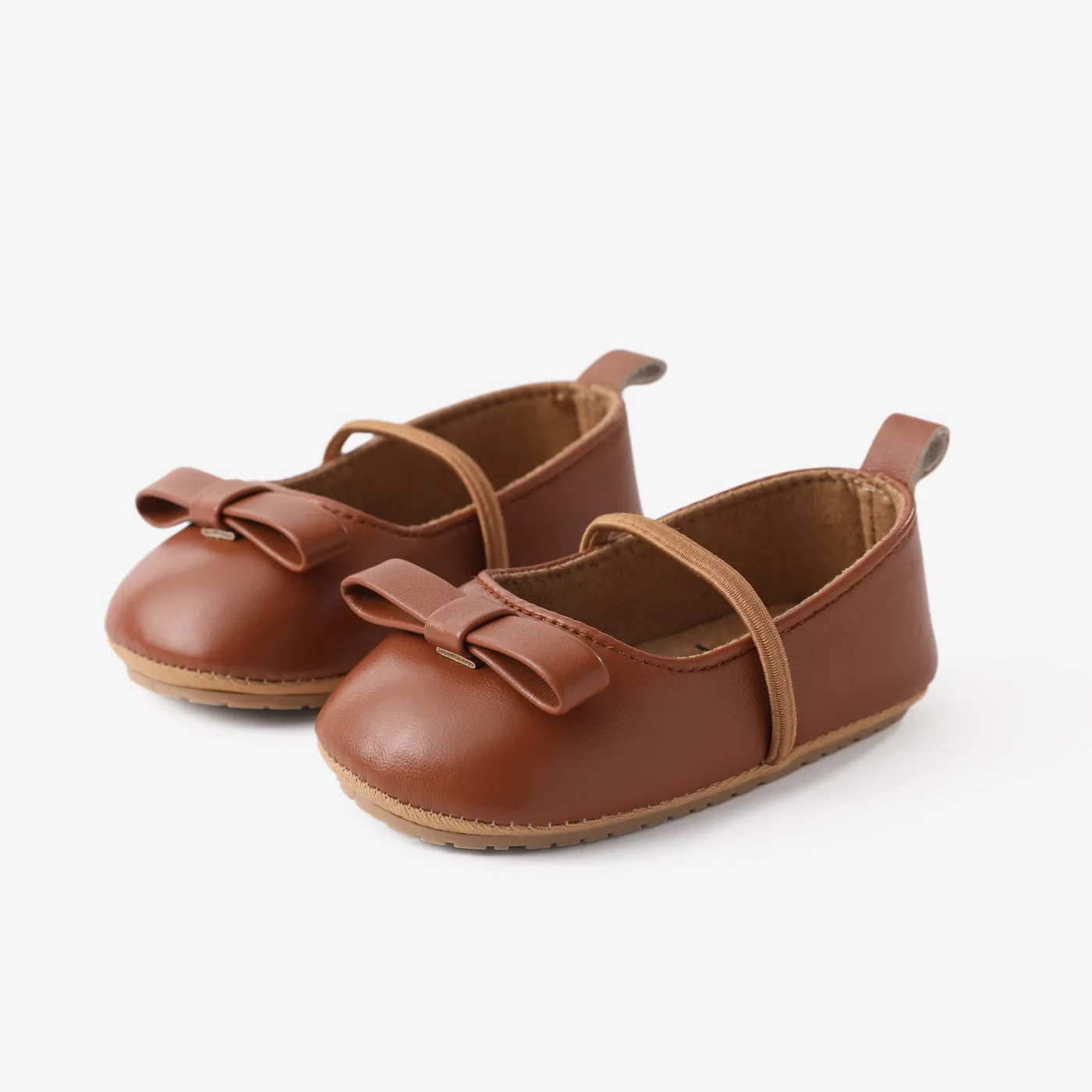 Baby & Toddler Bow Decor Prewalker Shoes Brown big image 1