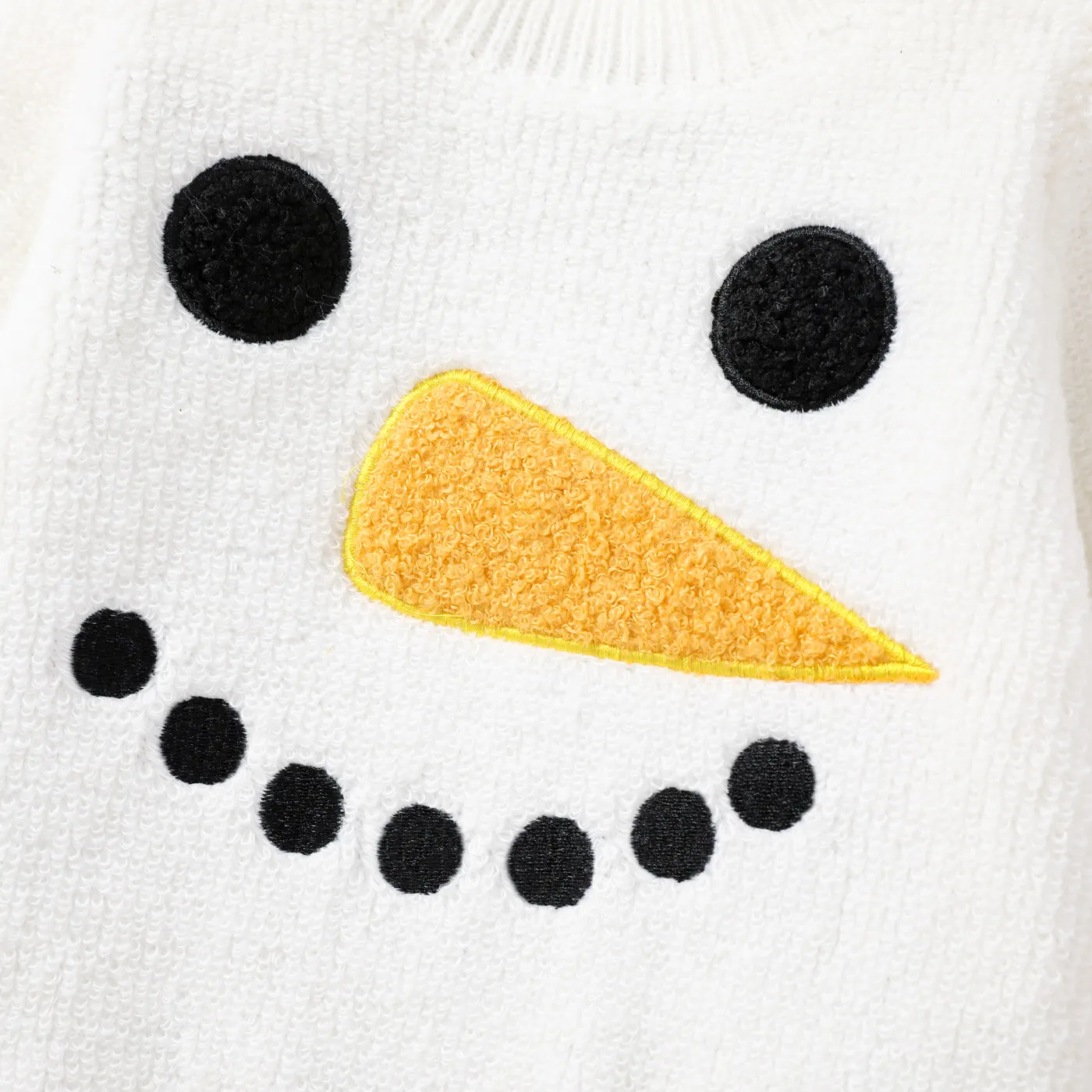 Baby/Toddler Boy/Girl Childlike Expression Christmas Sweater  White image 2