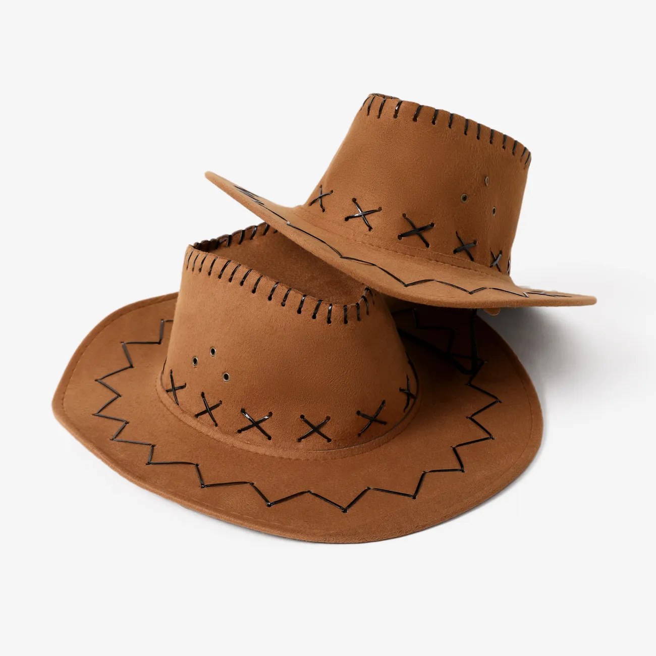 Un elegante sombrero vaquero occidental para papá y para mí  marrón big image 1