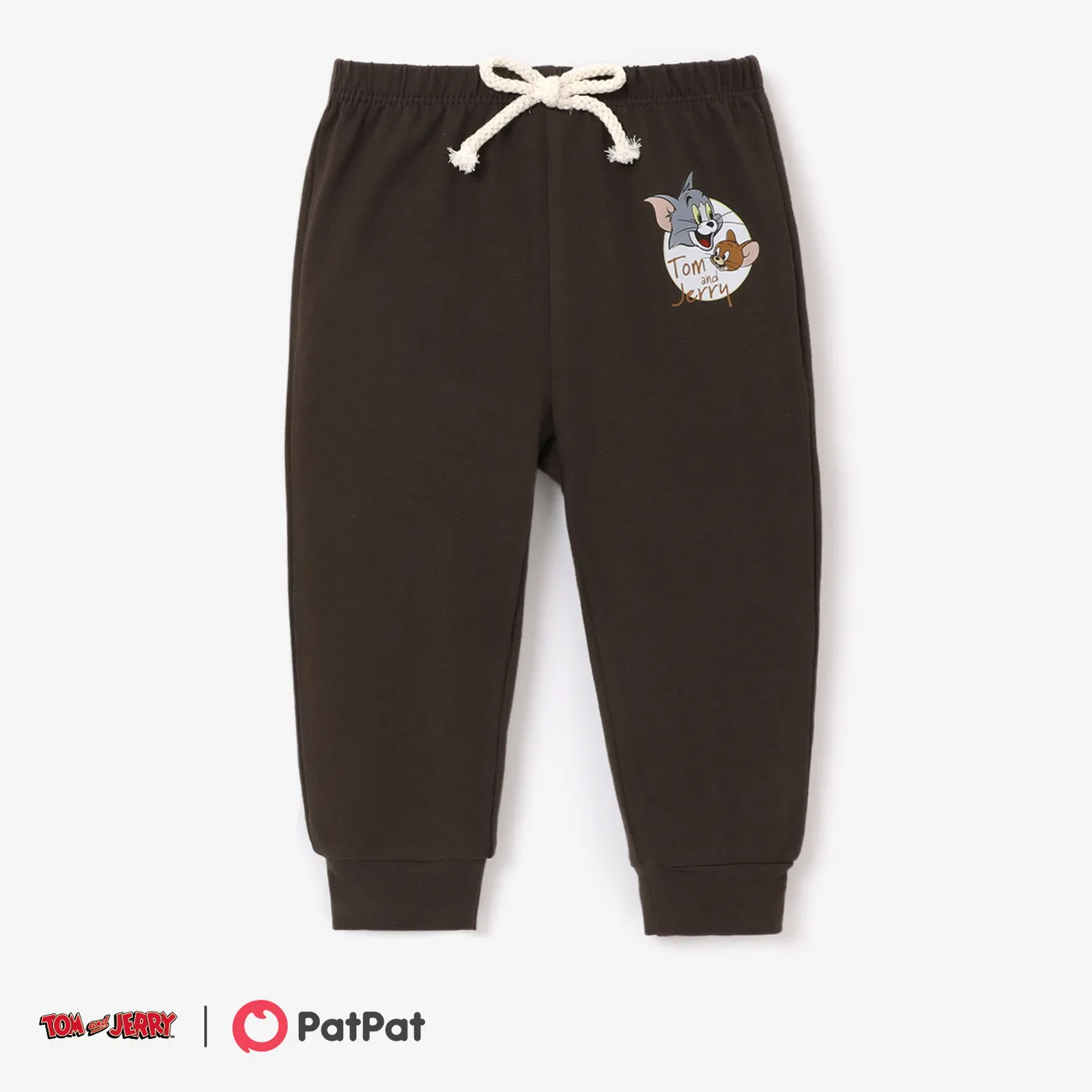 Tom and Jerry baby boy character graphic A romper or a pair of pants to wear with  big image 1
