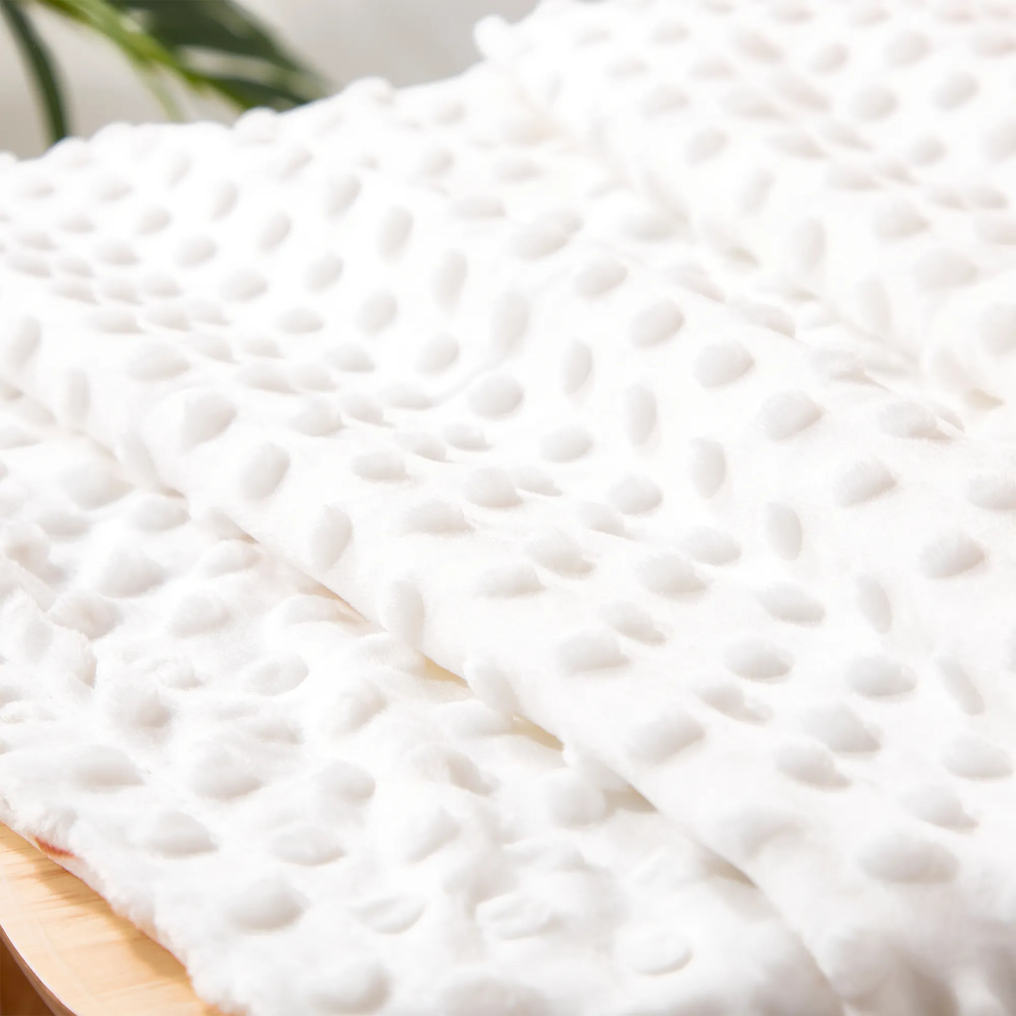 Comfort Cute Animal Pattern Baby Blanket White image 5