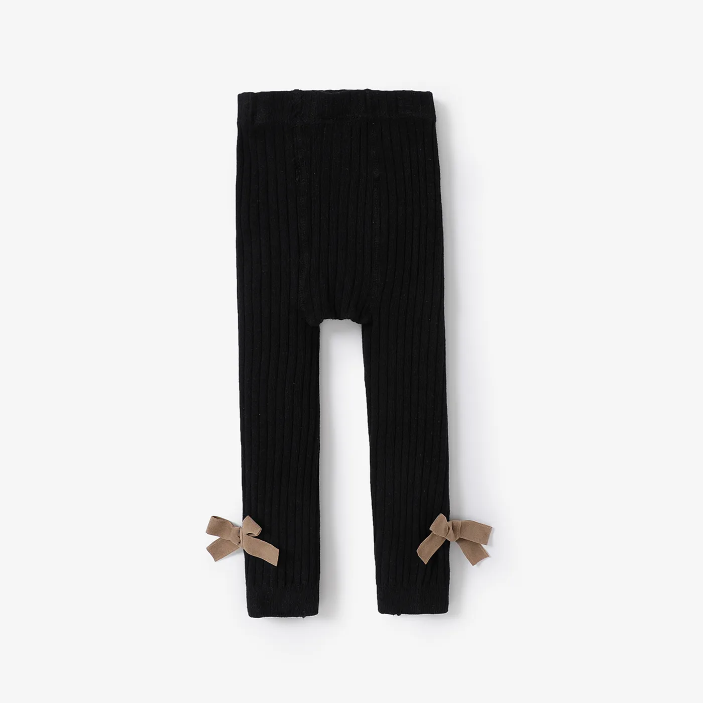 Bebé Menina Hipertátil/3D Bonito Leggings/Slim-fit/Bootcut Preto