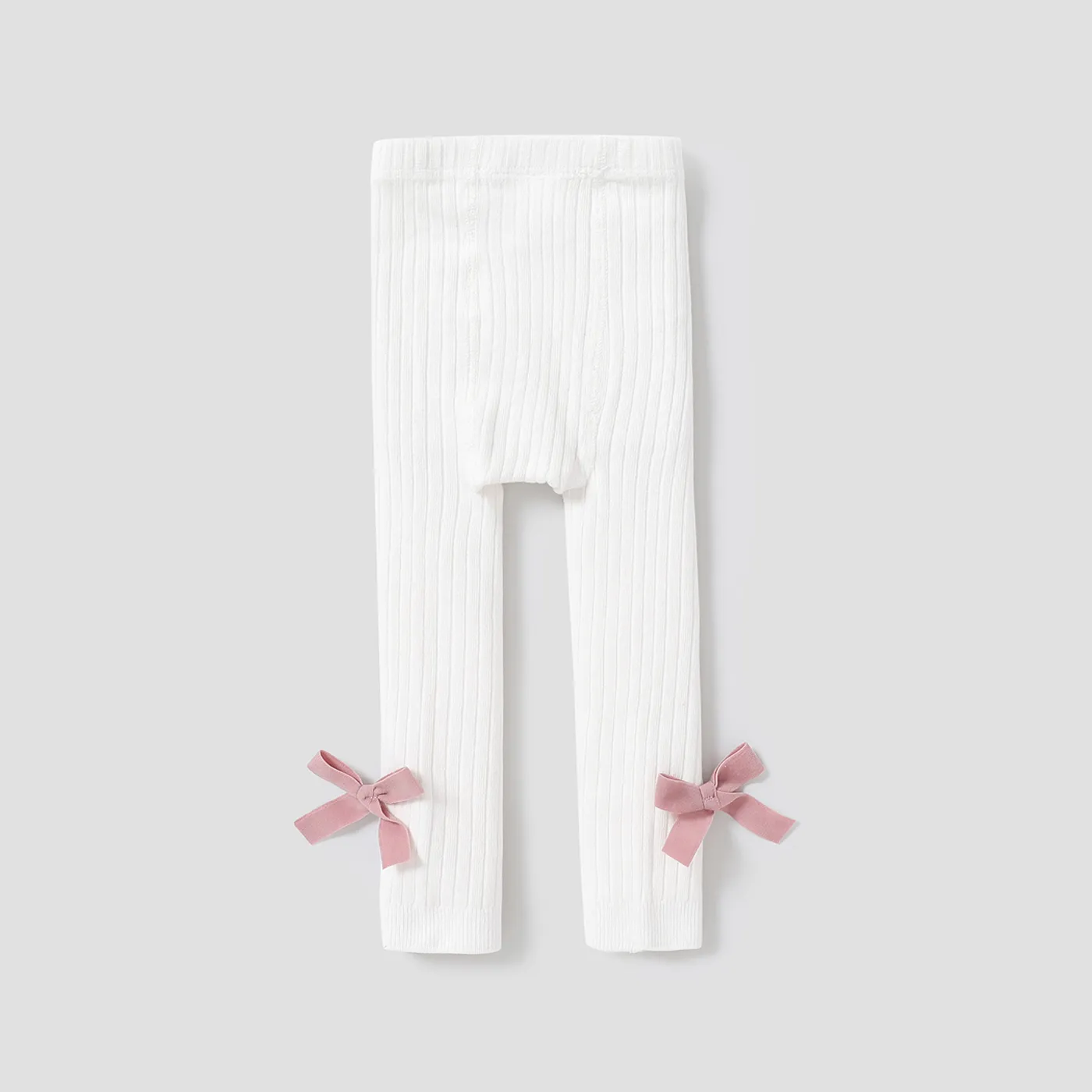 Bebé Menina Hipertátil/3D Bonito Leggings/Slim-fit/Bootcut Branco image 2