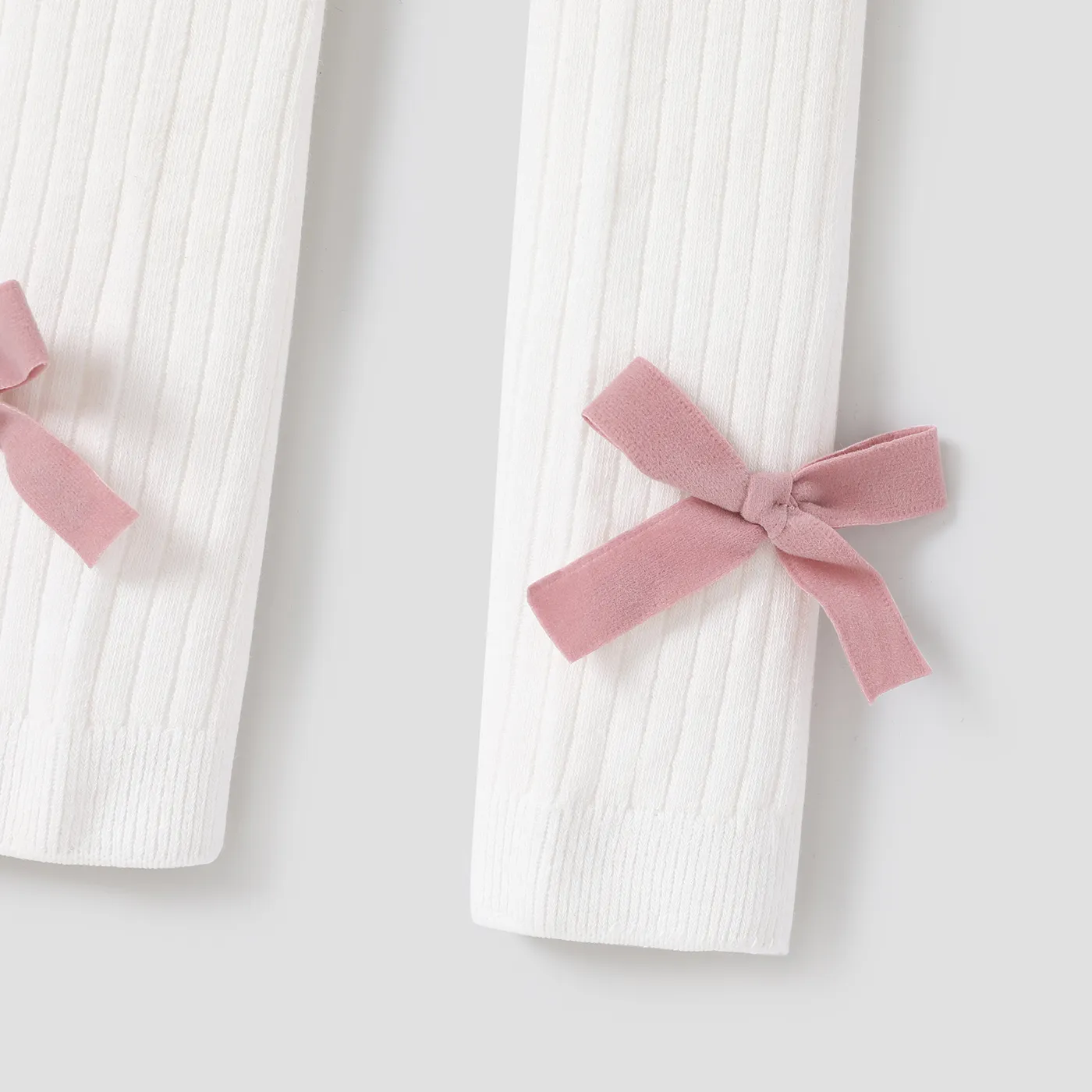 Bebé Menina Hipertátil/3D Bonito Leggings/Slim-fit/Bootcut Branco image 4