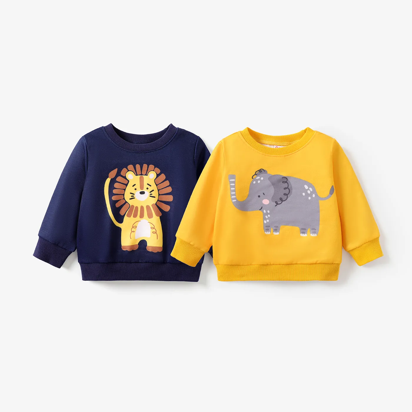 Ensemble De Sweat à Capuche Imprimé Animal Pour Bébé Garçon, 1 Pièce.