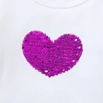  2PCS Toddler Girl Heart-shaped Long Sleeve Top/ Mesh Skirt Set
  image 6