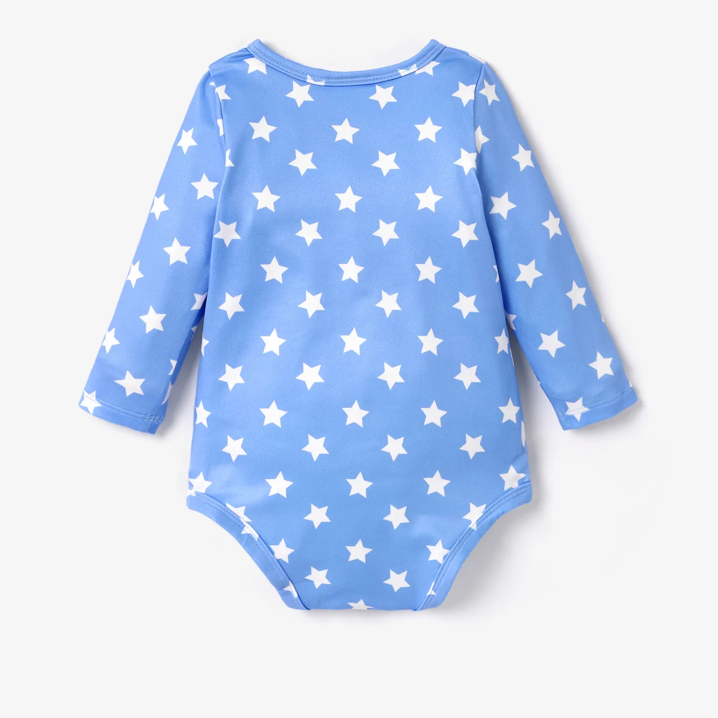 Looney Tunes Baby Boy/Girl Character Print Long-sleeve Bodysuit Blue image 6