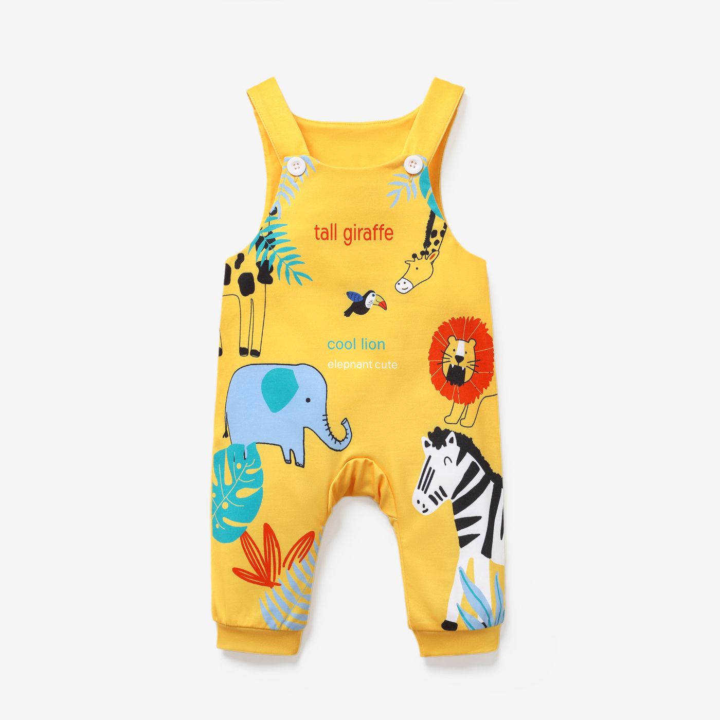 Baby Girl/Boy Childlike Animal Jumpsuit with Hanging Strap