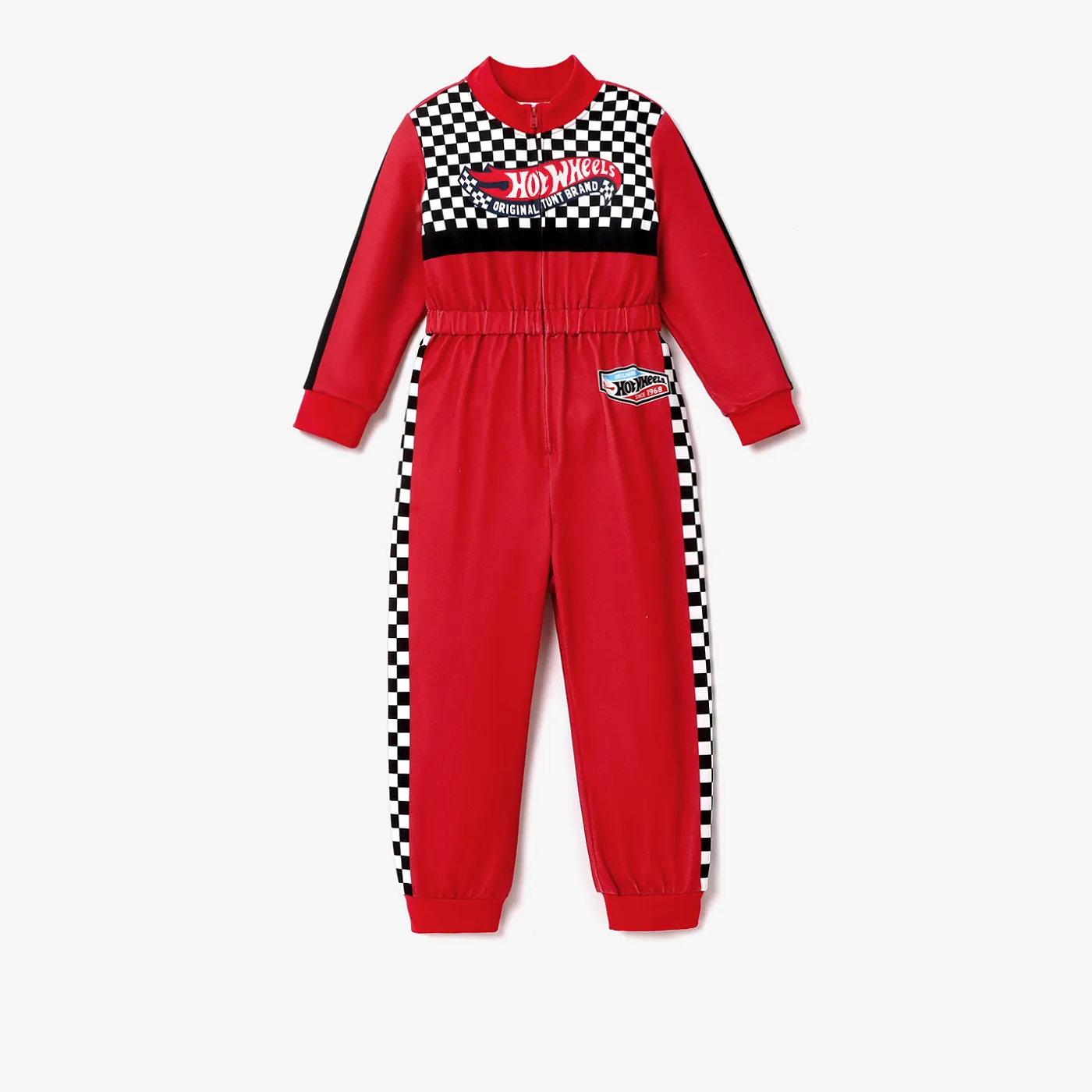 Hot Wheels Toddler Boy Colorblock Logo Print Long-sleeve Racing Jumpsuit  image 6