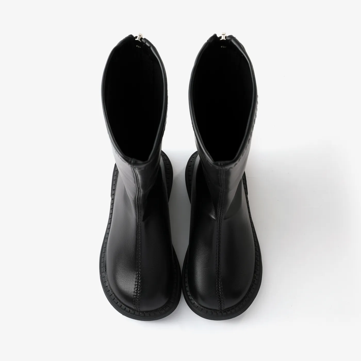 Kids Basic Zipper Knee High Boots Riding Boots  image 3