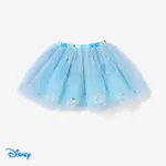 Disney Princess Toddler Girl Mesh Tutu Short Skirt Sky blue