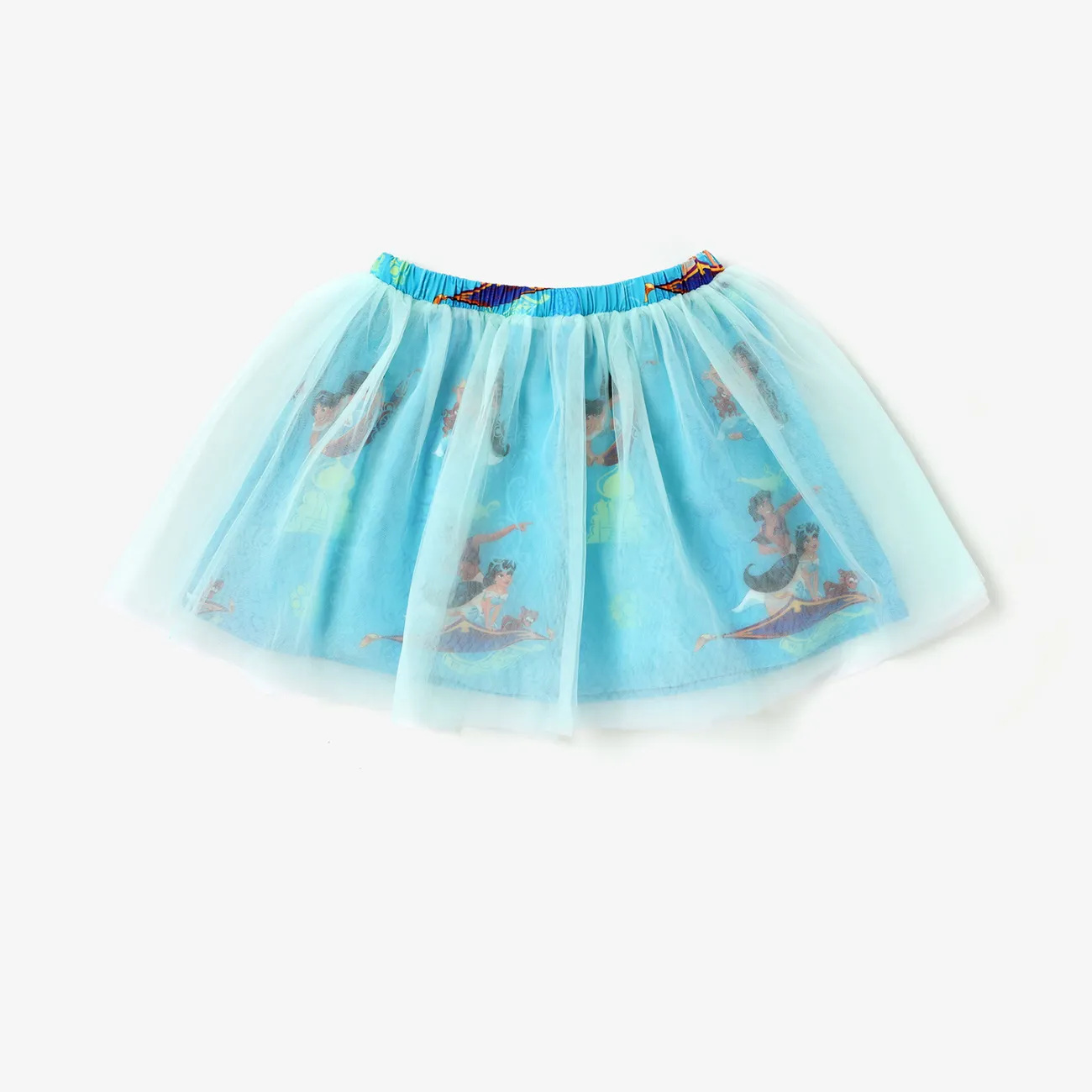 Disney Princess Toddler Girl Mesh Tutu Short Skirt Light Green big image 1