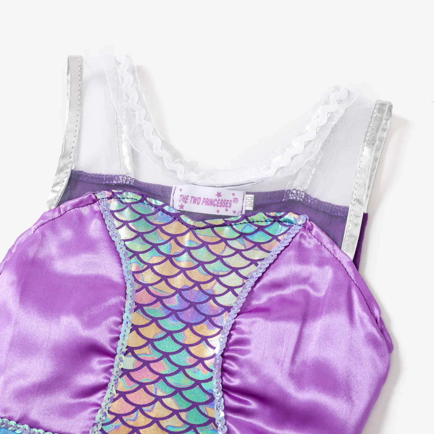 Toddler/Kid Girl Sweet Mermaid Costume Dress Lavender image 2