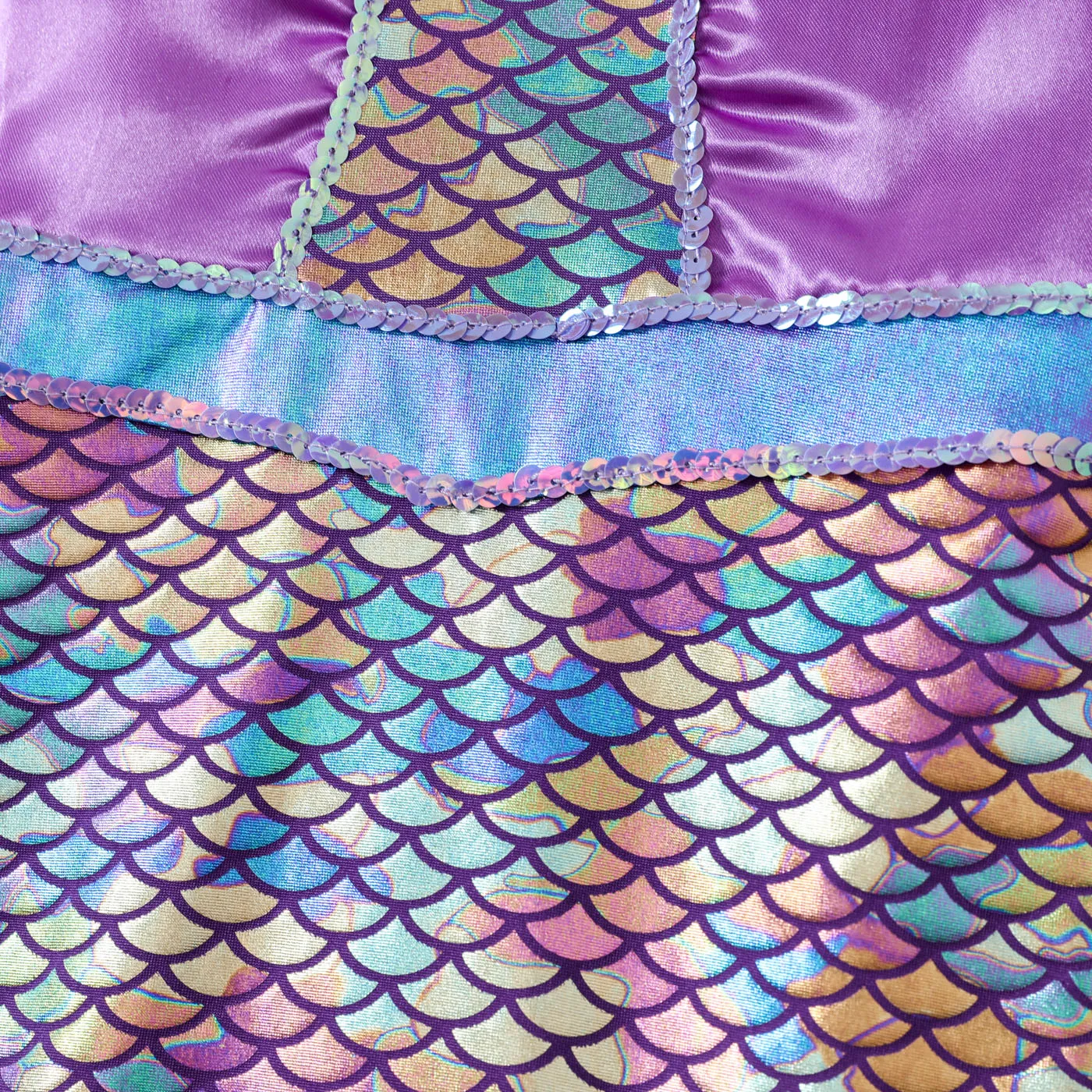 Toddler/Kid Girl Sweet Mermaid Costume Dress Lavender image 3