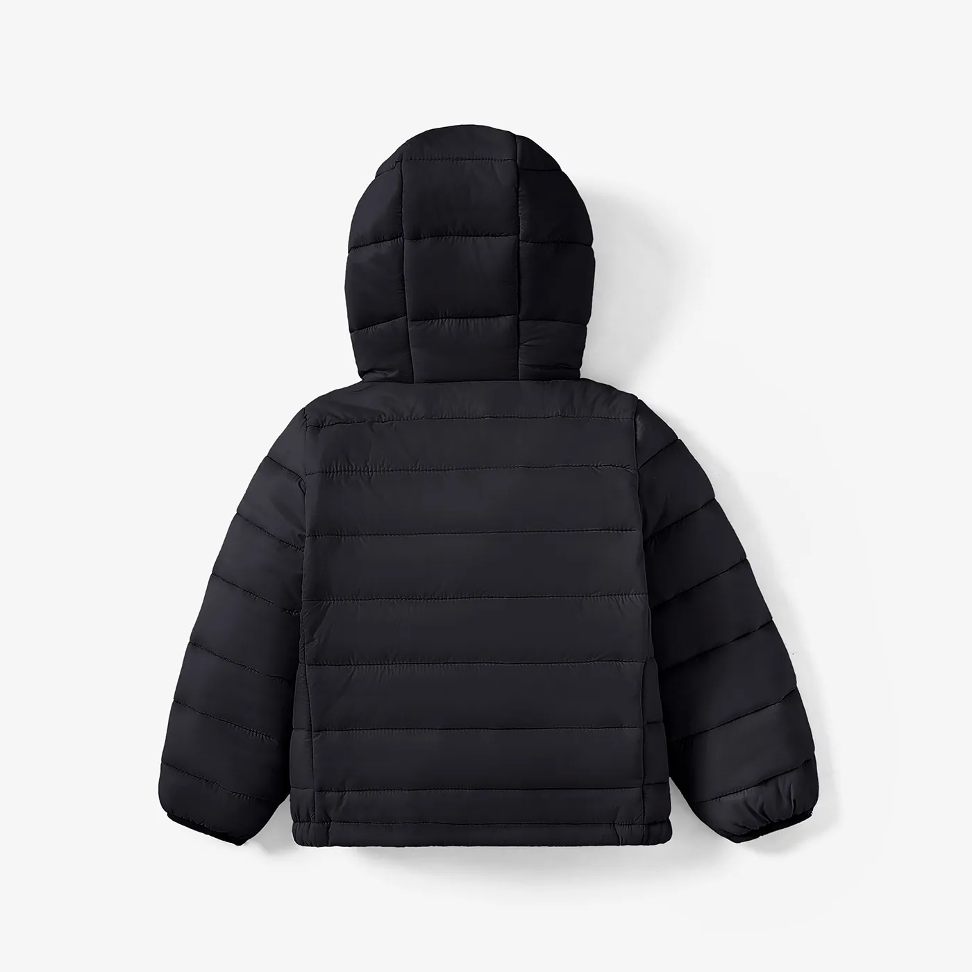 Kid Boy/Kid Girl Lightweight Zipper Solid Hooded Coat  image 2