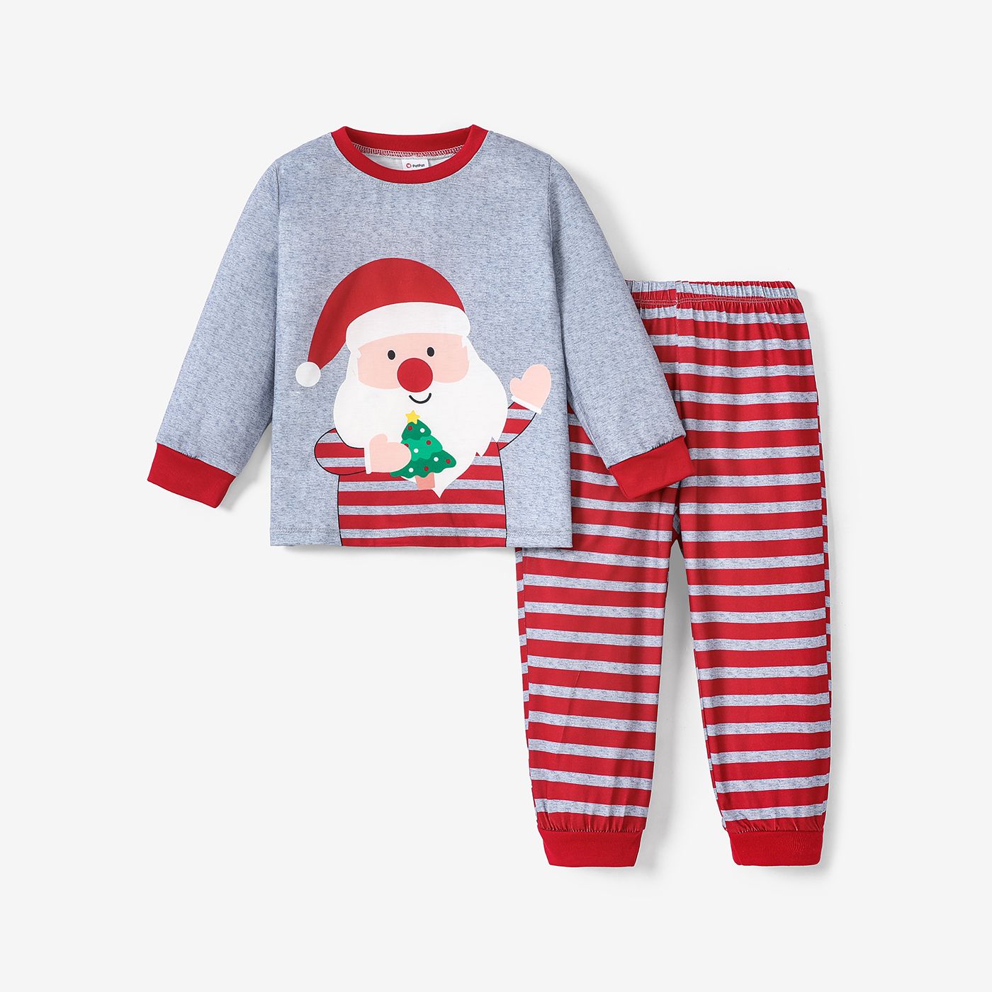2pcs Toddler/Kid Girl/Boy Fashionable Casual Christmas Pajamas Set