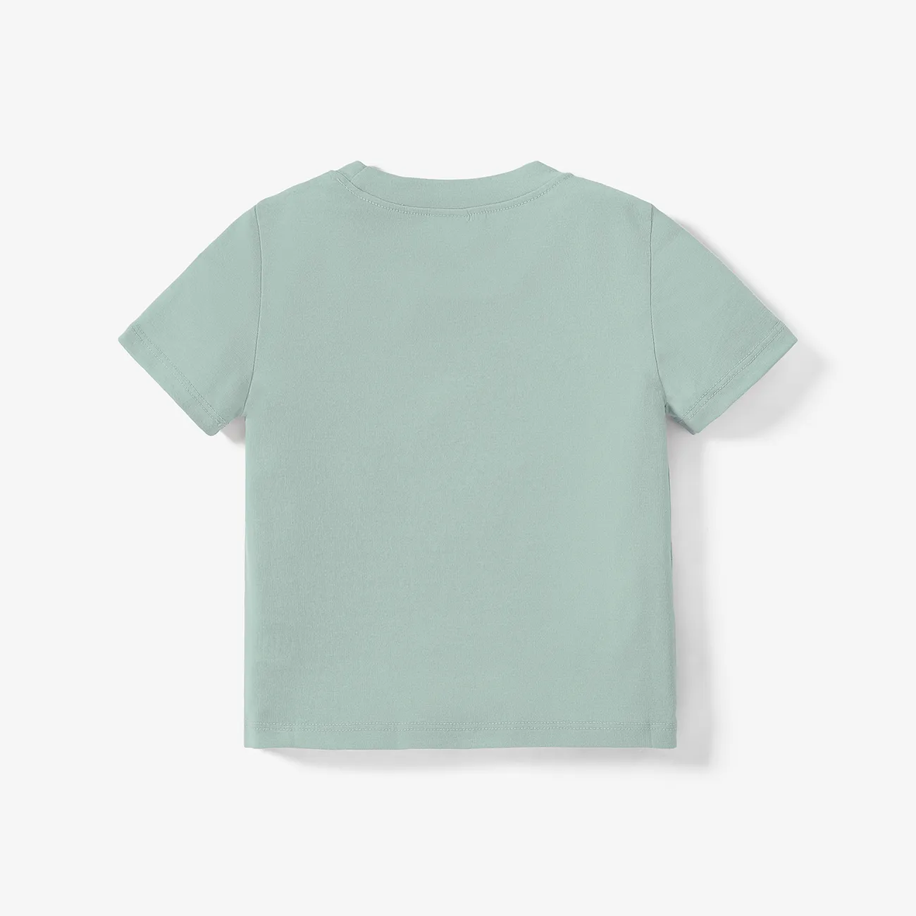 Enfant en bas âge Garçon Enfantin Lion Manches courtes T-Shirt Gris vert big image 1