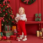 Baby Girl Elegant Christmas Long Sleeve Jumpsuit  image 3
