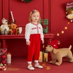 Baby Girl Elegant Christmas Long Sleeve Jumpsuit  image 2